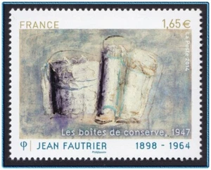 2014 FRANKREICH Nr. 4888 ** Gemälde Jean Fautrier LES BOITES DE CONSERVE 1947 Gemälde - Bild 1 von 1