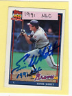 Autographed Ernie Whitt 1991 Nlc Added Braves 1991 Topps 492