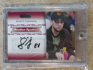 2007 Razor Poker Signature SS-10 SCOTT FISCHMAN /200 - Bild 1 von 1