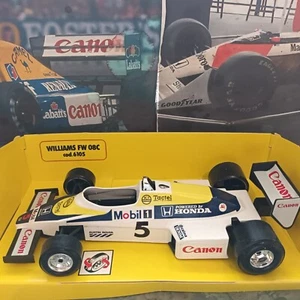 1/24 Williams FW11 Nigel Mansell 1986 Bburago Mobil 1 Box - Picture 1 of 8