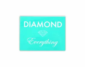 DIAMOND EVERYTHING 4 X 3" Skateboard Sticker - Picture 1 of 1