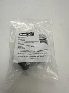 Amerock BP55271BBR Blackrock 1-3/16 Inch Square Cabinet Knob Matte Black - Picture 1 of 4