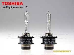 2X Genuine Made in Japan Toshiba Harison D4S Xenon Bulb for Toyota Solara2008-07 - Picture 1 of 4