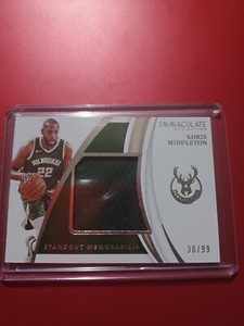 2020-21 Immaculate Basketball Khris Middleton Relic /99