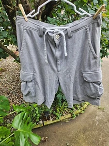 MEN'S BRUNELLO CUCINELLI BERMUDA SHORTS DRAWSTRING WITH CARGO POCKETS 46 & 36 US - Picture 1 of 7