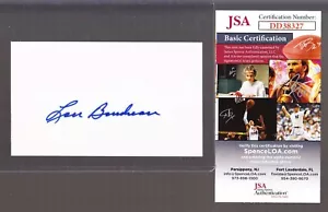 Lou Boudreau Signed Auto Index Card JSA Cleveland Indians HOF - Picture 1 of 2