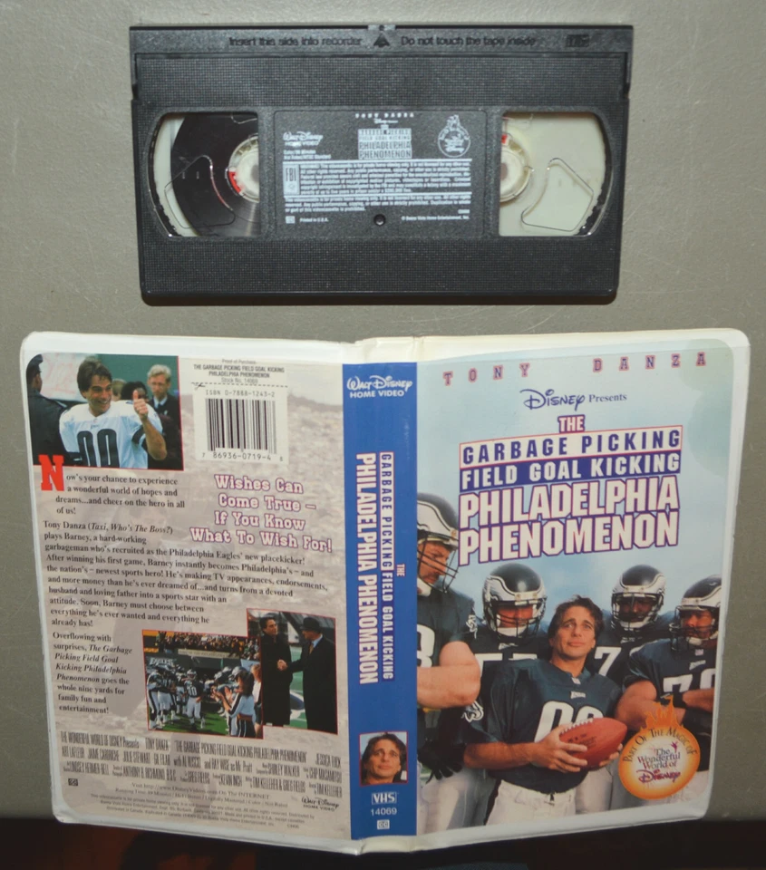 VHS - The Garbage Picking Field Goal Kicking Philadelphia Phenomenon  Tony Danza - Image 1 of 1