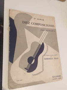 10 Composiciones For The Classical Guitar Rare Sheet Music Book,1959 Edition - Picture 1 of 10