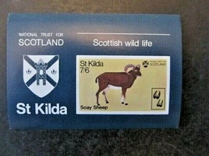 ST KILDA, SCOTLAND, GB, MINATURE SHEET (1969) IMPERF, SOAY SHEEP, 7/6d, MINT - Bild 1 von 1