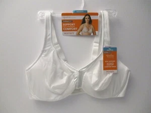 Warners bra signature support satin underwire size 38 D style 35002A White - Picture 1 of 4