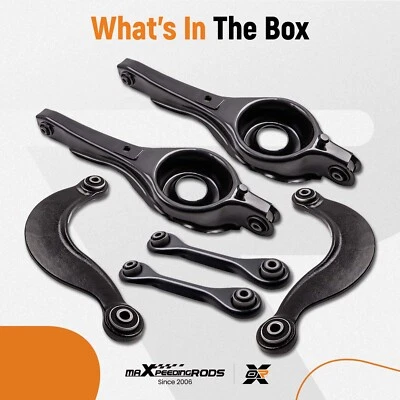 Brazo de arrastre trasero inferior delantero y brazos de control superiores 6 piezas para Ford Focus 2000-11 Foto 1 de 4