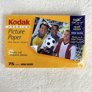 Kodak 4x6 Premium Picture Paper High Gloss 75 Sheets CAT 888 7713 New Photo - Picture 1 of 8