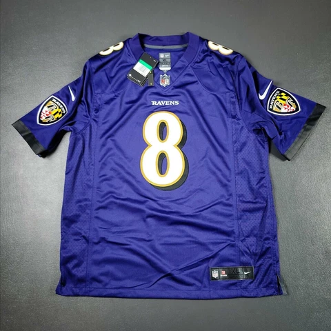 100% Authentic Lamar Jackson Nike Ravens Vapor Limited Jersey Size XL 48 Mens Cover
