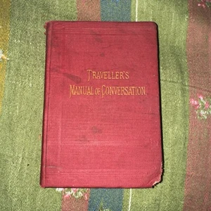 OLD Traveller’s Manual of Conversation in 4 Languages English French German - Picture 1 of 18