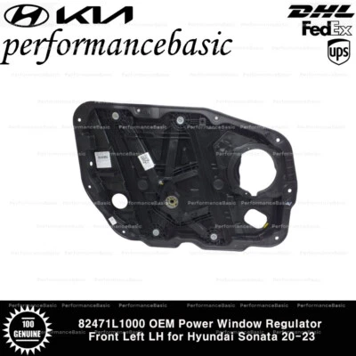 82471L1000 OEM Power Window Regulator Front Left LH for Hyundai Sonata 20-23 - Image 1 of 2