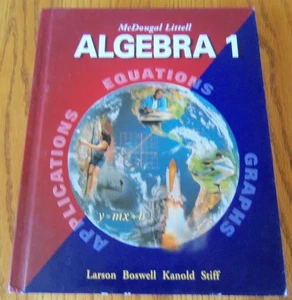 McDougal Littell Algebra 1: Student Edition (C) 2004 2004 - Foto 1 di 1