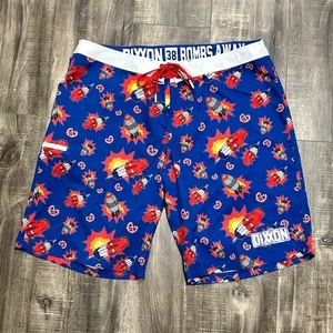 Bañador Dixxon para hombre talla 38 azul Rocket Bomb - Imagen 1 de 6