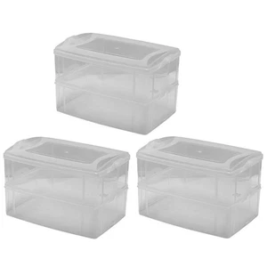 ENGELLAND 3 x 2-tlg. Frischhaltedose Box Aufbewahrungsbox 2 x 2,2 L Transparent - Bild 1 von 4