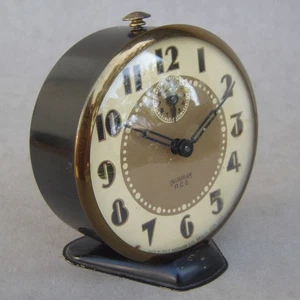 Vintage Ingraham Ace Wind Up Alarm Clock Art Deco Early 1930's - Picture 1 of 12