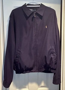Ralph Lauren Polo Vintage Uomo Giacca Navy Taglia XL RN 41381 Oro Pony - Foto 1 di 12