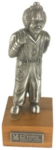 Vintage Clown Hall of Fame Leon "Buttons" McBryde Pewter Statue BE - Picture 1 of 7