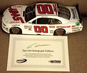 Cole Custer Autografiado 2017 Stewart-Haas Racing #00 Darlington Mustang NASCAR - Imagen 1 de 13