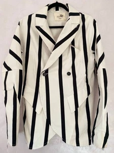 Rare SSSR Venezia Avant-Garde Suit – Unique Black & White Striped Jacket /Blazer - Picture 1 of 9