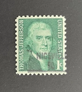 Niceville, Florida Type 841 Precancel - 1 Cent Jefferson - USA #1278 - FL - Bild 1 von 1