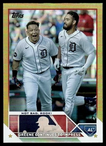 2023 Topps Series 1 Gold Rainbow Foil Not Bad, Rook! Detroit Tigers #210 - Bild 1 von 2