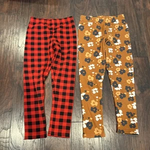 Girls Carters Fleece-lined Leggings Size 10/10A - Picture 1 of 3
