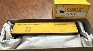 Accurail HO Kit #4802 40’ Wood Reefer Fruit Growers Express FGEX 34833 NOS NY - Picture 1 of 5