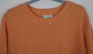 ULLA POPKEN Pullover Orange/Weiß Meliert Modern Herbst Frühling Größe 46/48 TOP! - Bild 1 von 10