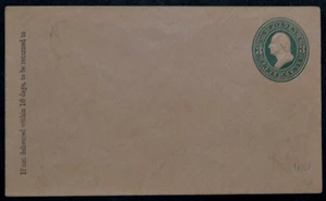 1875 US Sc. #U167 stamped envelope, mint entire, fair to good condition - Picture 1 of 1