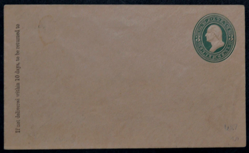 1875 US Sc. #U167 stamped envelope, mint entire, fair to good condition - Image 1 of 1