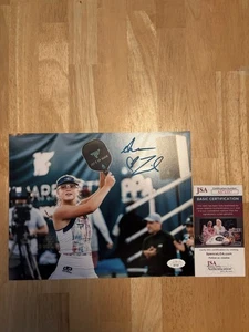 Foto firmada por Anna Leigh Waters 8x10 certificado de autenticidad JSA - Imagen 1 de 2
