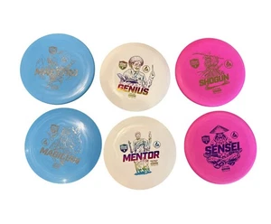 Disc Mania Lot of 6 Disc Golf Discs Maestro,Magican,Genius,Mentor, Shogun,Sensei - Picture 1 of 15