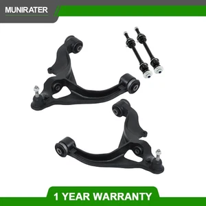 5-Lug Front Lower Control Arms w/Ball Joints Sway Bars Fit For Ram 1500 13-18 - Picture 1 of 12