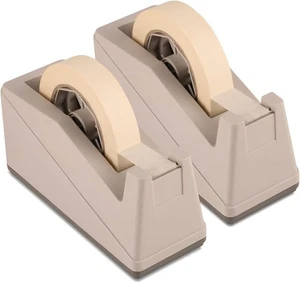 Confezione da 2 Porta Nastro Dispenser da Scrivania con Nucleo da 3 Pollici - Organizer per Mascheratura... - Foto 1 di 2
