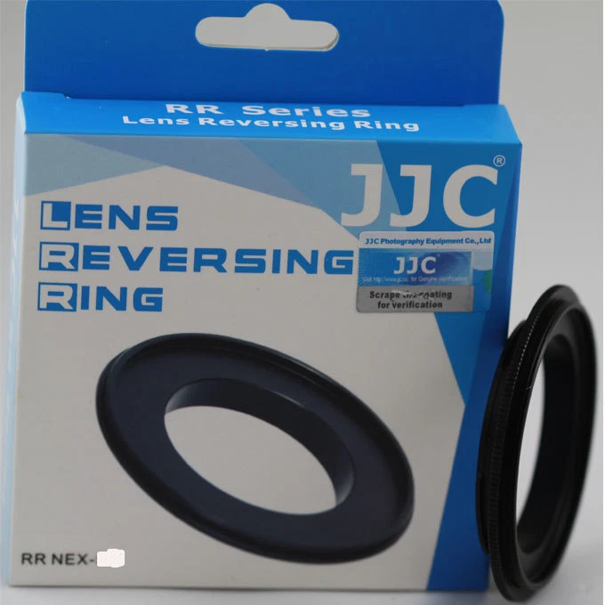 JJC 55MM Reverse Ring for 55MM thread with SONY  NEX Camera body Reversing  - Image 1 of 1