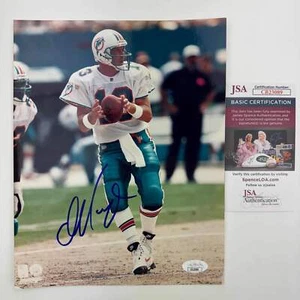 Autographed/Signed Dan Marino Miami Dolphins 8x10 Football Photo JSA COA - Picture 1 of 1