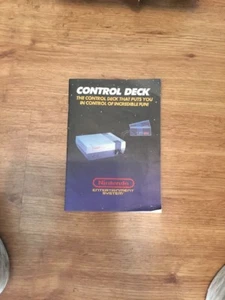 1988 Nintendo Entertainment System (NES) Control Deck Instruction Manual - Picture 1 of 2