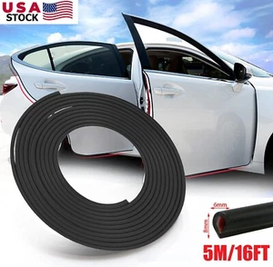 16ft Car Auto Door Guard Molding Strip Edge Protector Rubber Seal Edge Trim Lock - Picture 1 of 15