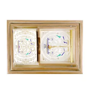 Wooden Kitchen Combo Set: Tray, Tissue Holder, Cutlery Holder Big and Small Tray - Picture 1 of 7
