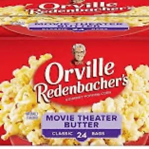 Orville Redenbachers Kino Butter Mikrowelle Popcorn 3,29 Unzen 24er Pack - Bild 1 von 1