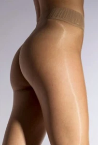 Cecilia De Rafael Libero Seamless Tights High Shine Pantyhose Large in Bronze XL - Picture 1 of 2
