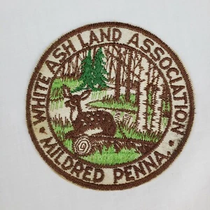 VTG Mildred Pennsylvania White Ash Land Association Hunting Club Patch Deer #2 - Picture 1 of 5