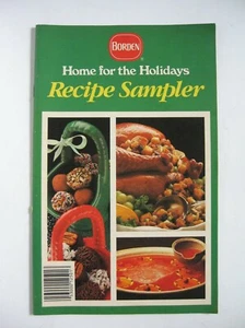 Borden Home for the Holidays Recipe Sampler Cook Book 1986  - Picture 1 of 3