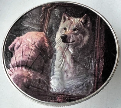 Dog Reflects Wolf -  American Silver Eagle 1oz Limited Silver Dollar Coin - Image 1 of 4