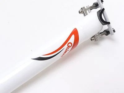 mr-ride 34.9x350mm,148g Climax SP02B UD gloss carbon Seatpost Road MTB White - Image 1 of 4