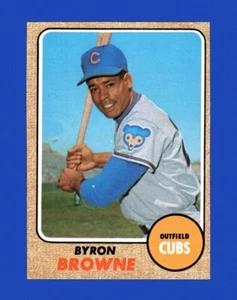 1968 Topps Set-Break #296 Byron Browne NR-MINT *GMCARDS* - Picture 1 of 2